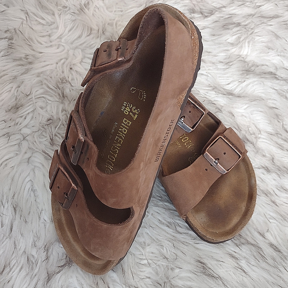 Birkenstock, size 7 1/2, brown